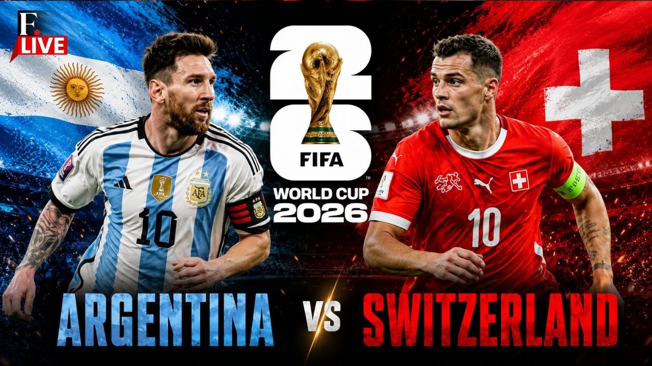 Lionel Messi VS Granit Xhaka LIVE | Argentina VS Switzerland  FIFA World Cup 2026 Quarter Final