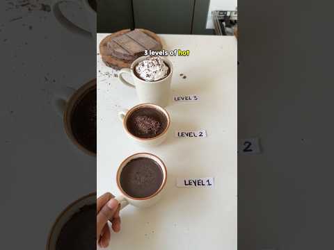 3 Levels of Hot Chocolate You NEED to Try! 🍫☕ | From Simple to Ultimate Indulgence!