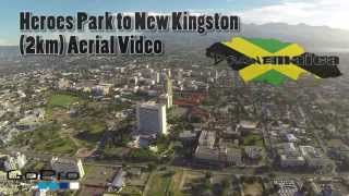 preview picture of video 'Heroes Park to New Kingston (2km) Narrated Aerial FPV'
