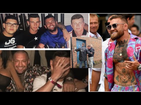 Gang boss Liam Byrne's son parties with Conor McGregor, Katie Price and Troy Parrot in Ibiza.