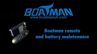 Boatman Bait Boat & Remote Battery Maintenance