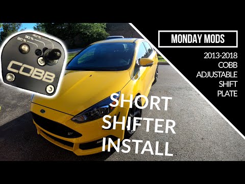 HOW TO INSTALL A COBB ADJUSTABLE SHIFT PLATE ON A 2017 FOCUS ST