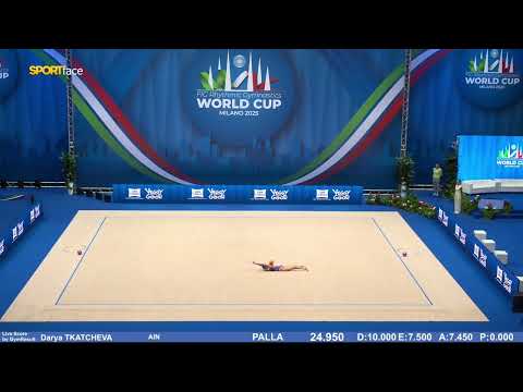 SARANTSEVA Anastasiya (UZB) BALL 27,45 - WC Milan 2025