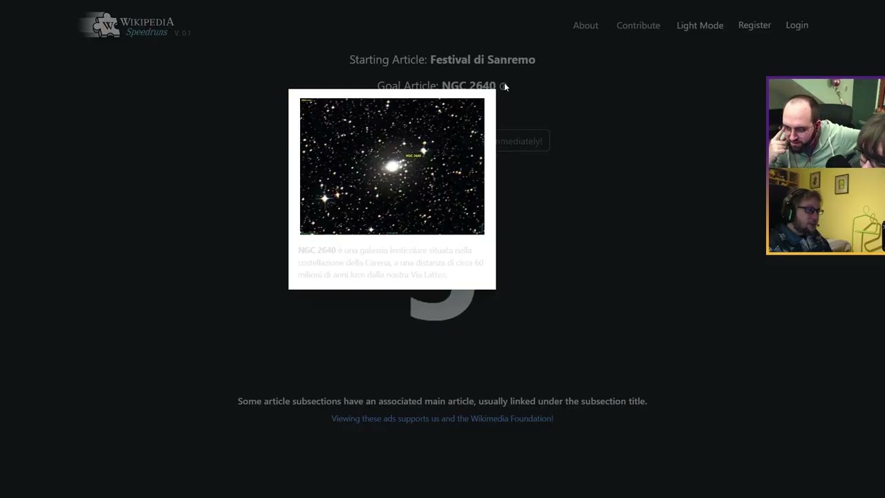 Serata di cultura! | Wikipedia Speedruns !instant #adv [ !mangayo - !giveaway ]