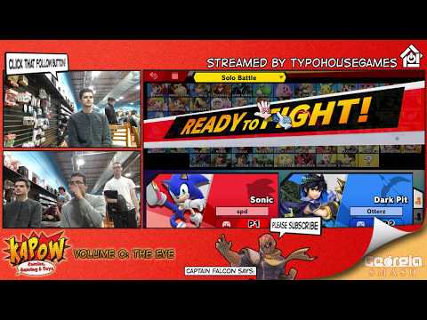 Kapow Smash December 2018 -  Mr. Speedman(Sonic) Vs Otterz(Dark Pit)  - Ultimate W. Round 2