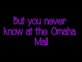 Justin Bieber Omaha Mall Lyrics On Screen 