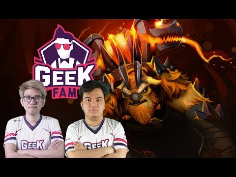 Geek Fam Kuku and Raven | Earthshaker and Ember Spirit Gameplay | Dota 2 Pro Circuit