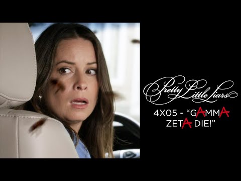 Pretty Little Liars - Aria Witnesses Ella's Attack By 'A's Swarm Of Bees - "Gamma Zeta Die!" (4x05)