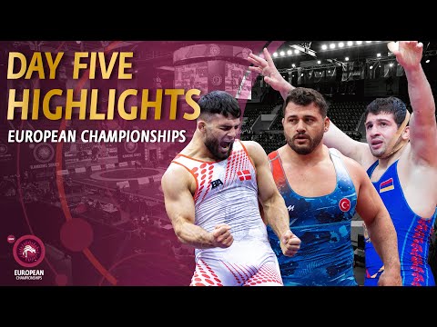 Semi Finals Highlights from Day 5 at the European Championships 2022 #WrestleBudapest