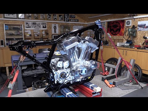 Harley Sportster, Engine Installation, !