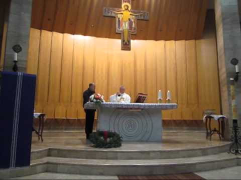 S. MESSA 2011-11-28 CRISTO RE Martina Padri Eugenio Caputi Anselmo Raguso.wmv