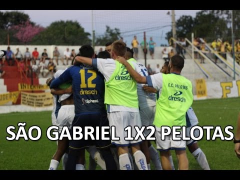 São Gabriel 1x2 Pelotas   Divisão de Acesso 2017