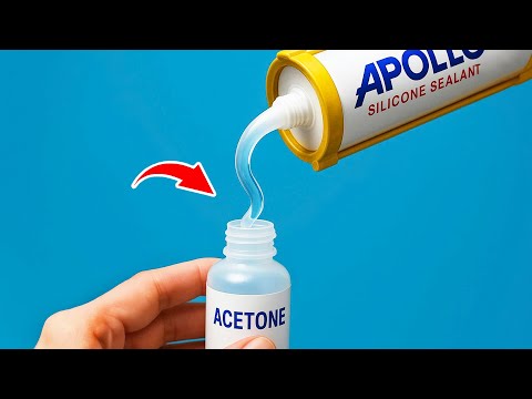 Mix Silicone and Acetone! I Didn't Believe It Myself! Incredible Results!