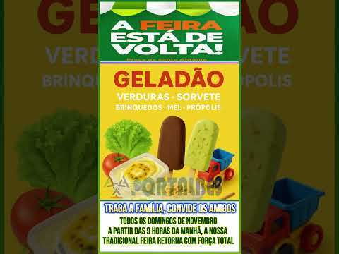 A FEIRA  da gente está de volta na praça Santo Antônio Boa Esperança do Sul São Paulo