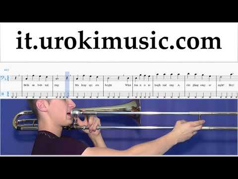Lezioni di Trombone Jingle Bells Tutorial Spartito um-b276