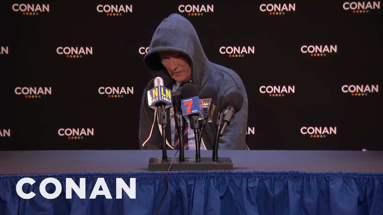 Conan's Post-Joke Press Conference | CONAN on TBS - YouTube