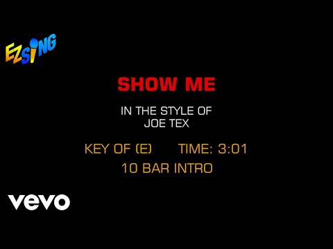 Thumbnail for Joe Tex - Show Me (Karaoke EZ Sing) by Joe Tex
