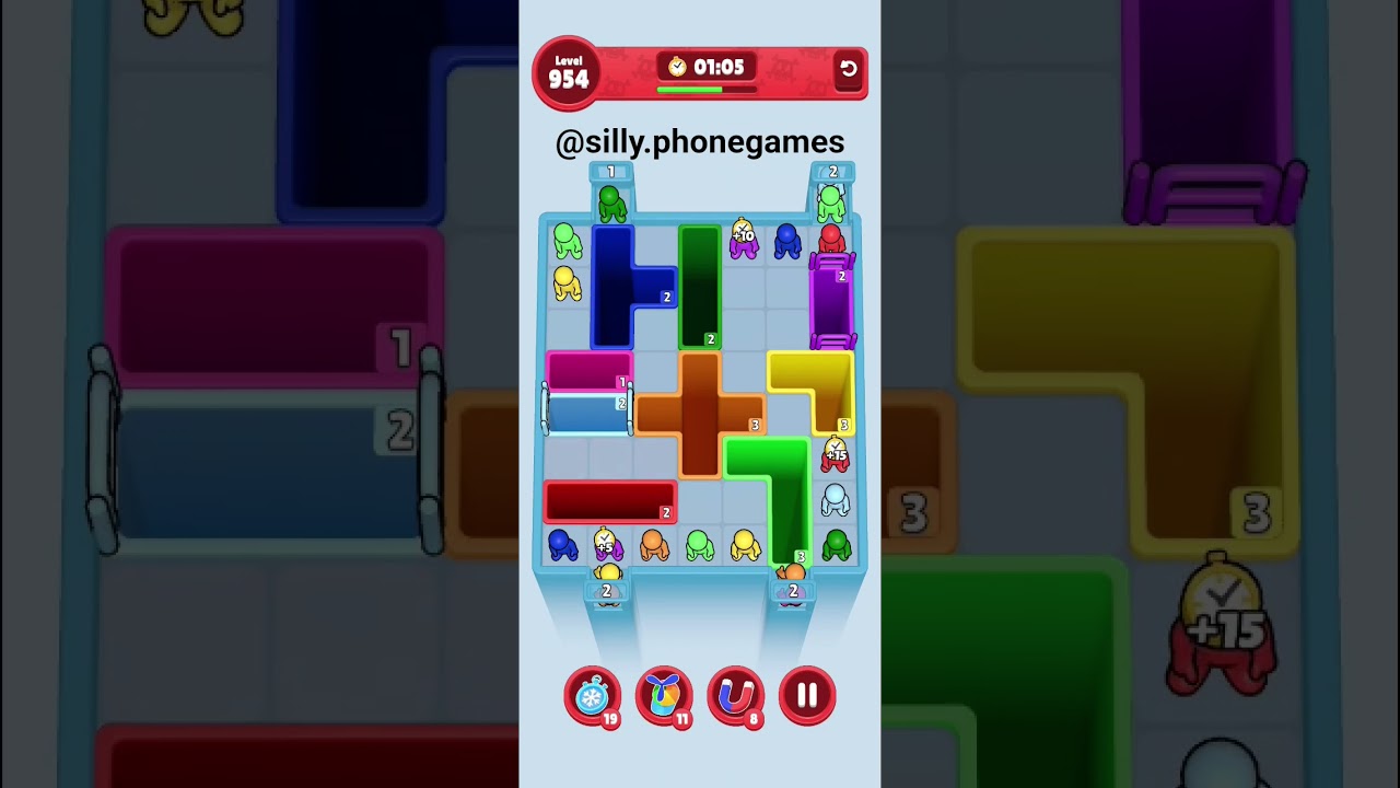 Drop Away Level 954 Walkthrough Solution