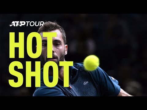 Benoit Paire Backspin Drop Volley Hot Shot Paris 2015