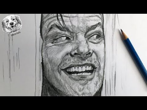 How to Draw Jack Nicholson at The Shinning