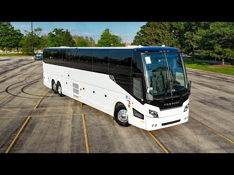 Bus Driving POV New 2024 Prevost H3-45 Motorcoach