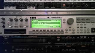 Video thumbnail for Korg Triton Rack Synthesizer Sound Demo Songs by René Feuerlein