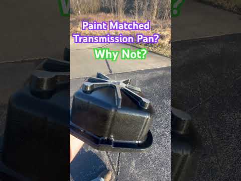 Paint Matched Transmission Pan! #loganbuilt #48re #transmission #mopar #cummins