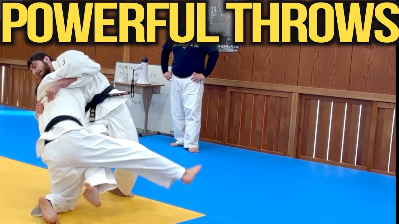 Powerful Judo Throws in JAPAN – Real Judo RANDORI  Part 1
