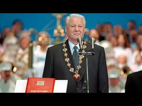 Russian Anthem 1996 - Boris Yeltsin Inauguration 9th August 1996 Патриотическая Песня 09.08.1996