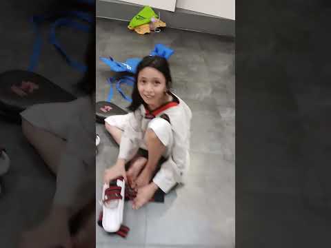 I get knocked down but I get up again..  fighting. #shorts #shortsfeed #taekwondo #taekwondokicks