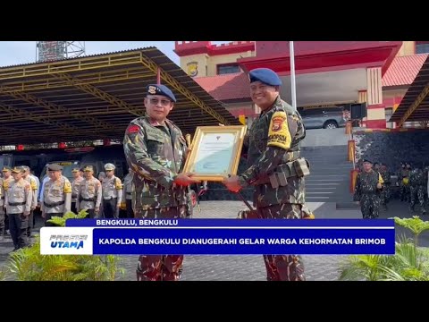 KAPOLDA BENGKULU DIANUGERAHI GELAR KEHORMATAN