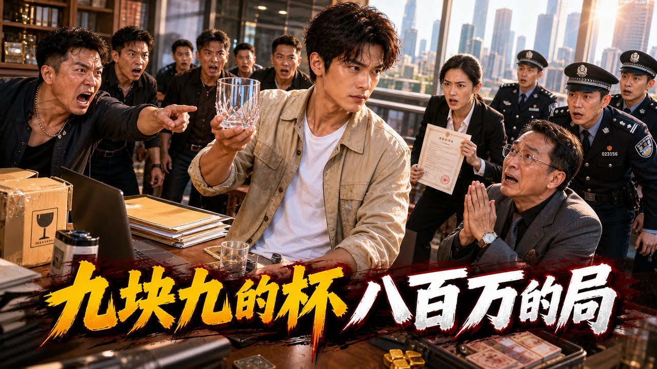 硬核打工人被黑心搬家老板用九块九玻璃杯讹走十万，谁知文物专家一开口，敲诈头目反被判20年