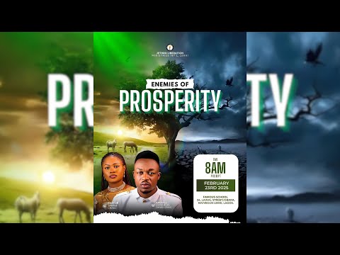 ENEMIES OF PROSPERITY || POWERFUL SUNDAY SERMON || APOSTLE EMMANUEL DAVID CRAIG