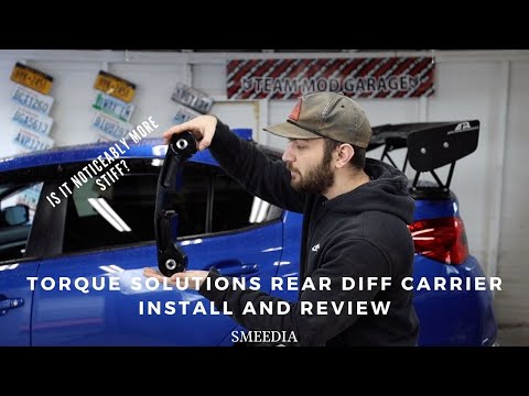 Torque Solutions Rear Diff Carrier Install & Review (STI)