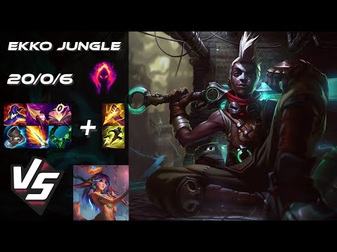 JUNGLE Ekko vs Lillia - NA Grandmaster Patch 25.S1.6