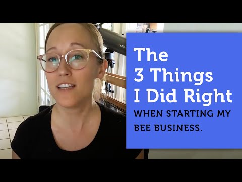 , title : 'The 3 Things I Did Right When Starting My Bee Business | Running a Beekeeping Business'