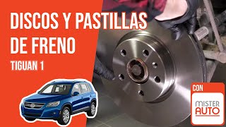 Youtube thumbnail of video "Cómo cambiar los discos y las pastillas de freno delanteros Tiguan 1 🚗"