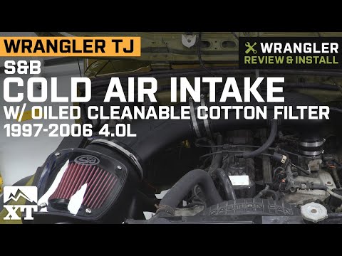 Wrangler TJ S&B Cold Air Intake w/ Oiled Cleanable Cotton Filter (1997-2006 4.0L) Review & Install