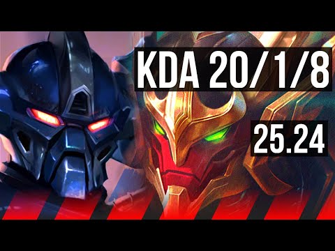 AATROX vs DARIUS (TOP) | Good KDA: 20/1/8, 54K damage | EUW Master | 25.24