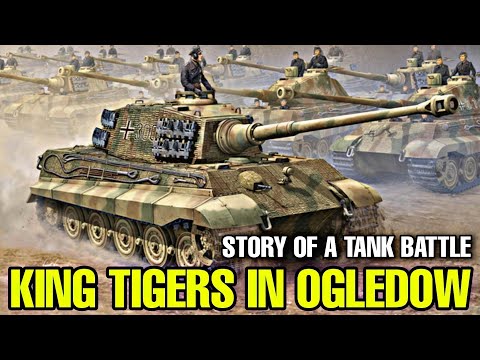 3 King Tigers vs T-34-85s - Tank Battle of Oględów, Poland