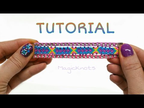 Micro Macrame Big Square Pendant Tutorial  Macrame Magic Knots  DIY