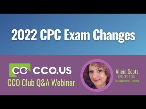 2022 CPC Exam Changes