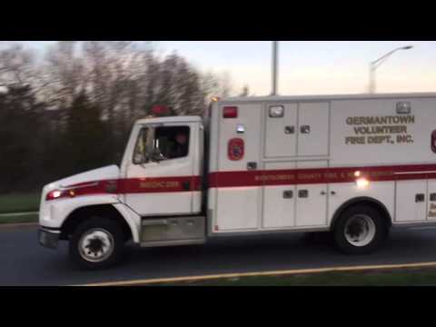 MCFRS Rescue Squad 729, Ambulance 729, Engine 729 Responding