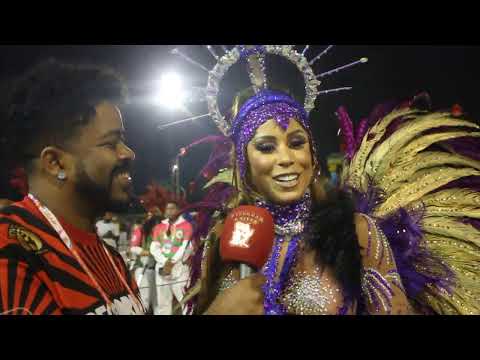 DESFILE OFICIAL - MORRO DA CASA VERDE - ENTREVISTA PAULA - CARNAVAL 2023