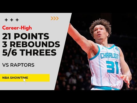 Tidjane Salaun CAREER-HIGH 21 Points, 5/6 Threes, 3 Rebs vs Raptors I 25-26 NBA Season