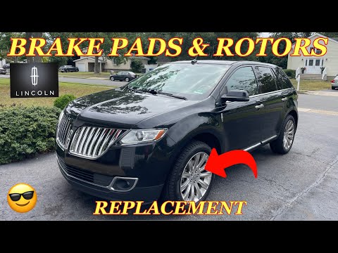 LINCOLN MKX /FORD EDGE Front BRAKES Replacement - How to change Brake Pads and Rotors
