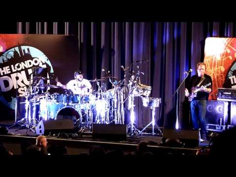 Pete Ray Biggin & Mark King, London Drum Show, 21 Nov 2015, (2of3)