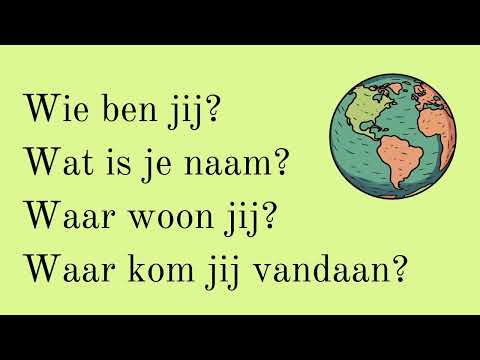 NT2 - Leer Nederlands! Wie ben jij? Janjaap de Vries