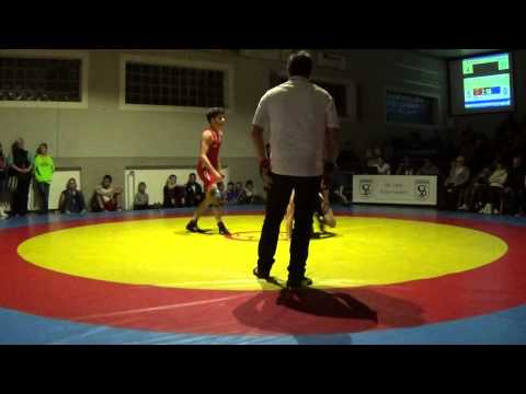 61 kg Greco: Dominik Bauer - Simon Urban 8:0 PN (SV Fahrenbach - ASV Schaafheim 15:23)