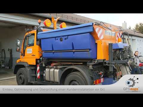 Telematik: GPSoverIP Einbau Tutorial  - Winterdienstfahrzeug Mercedes Benz Unimog U500